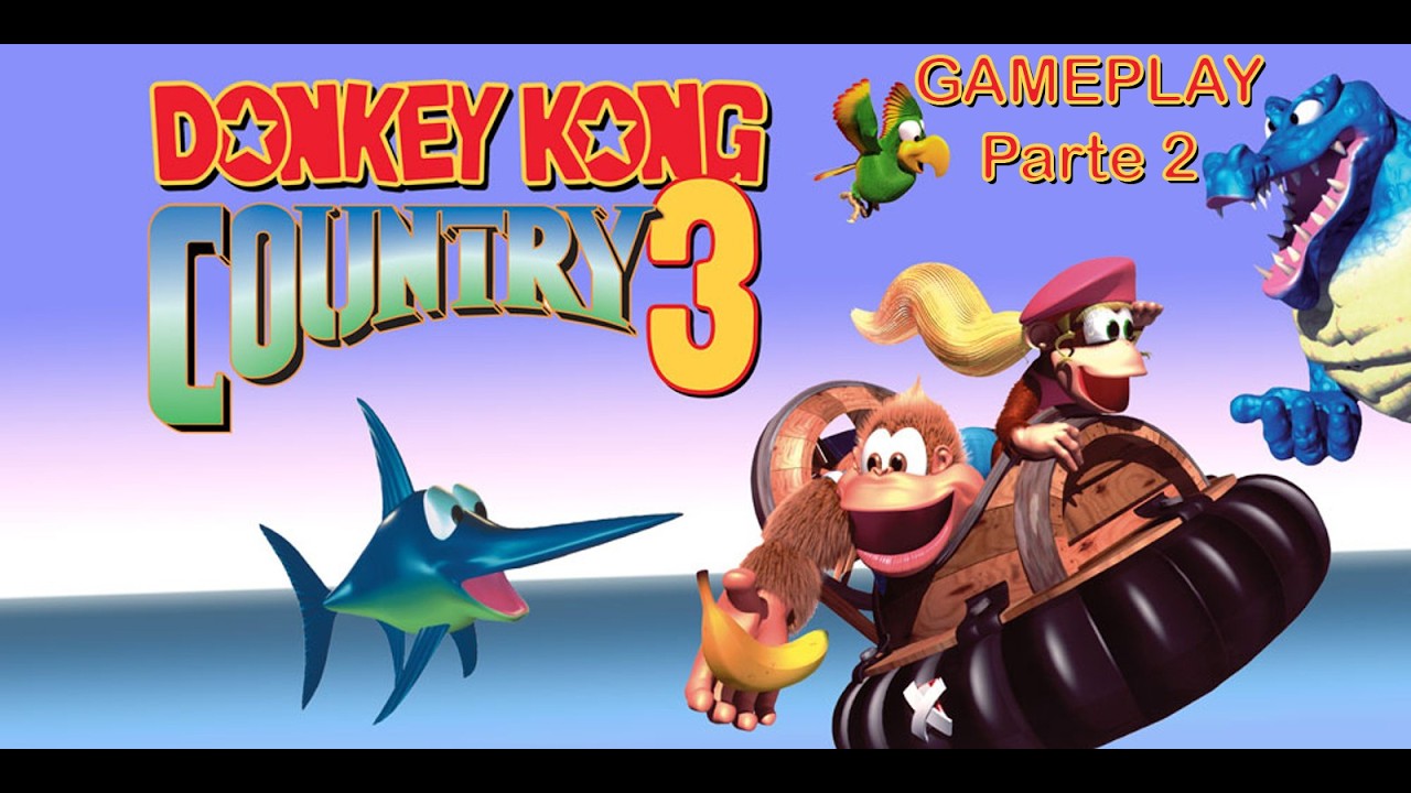 Donkey Kong Country 3 #gameplay parte 2.