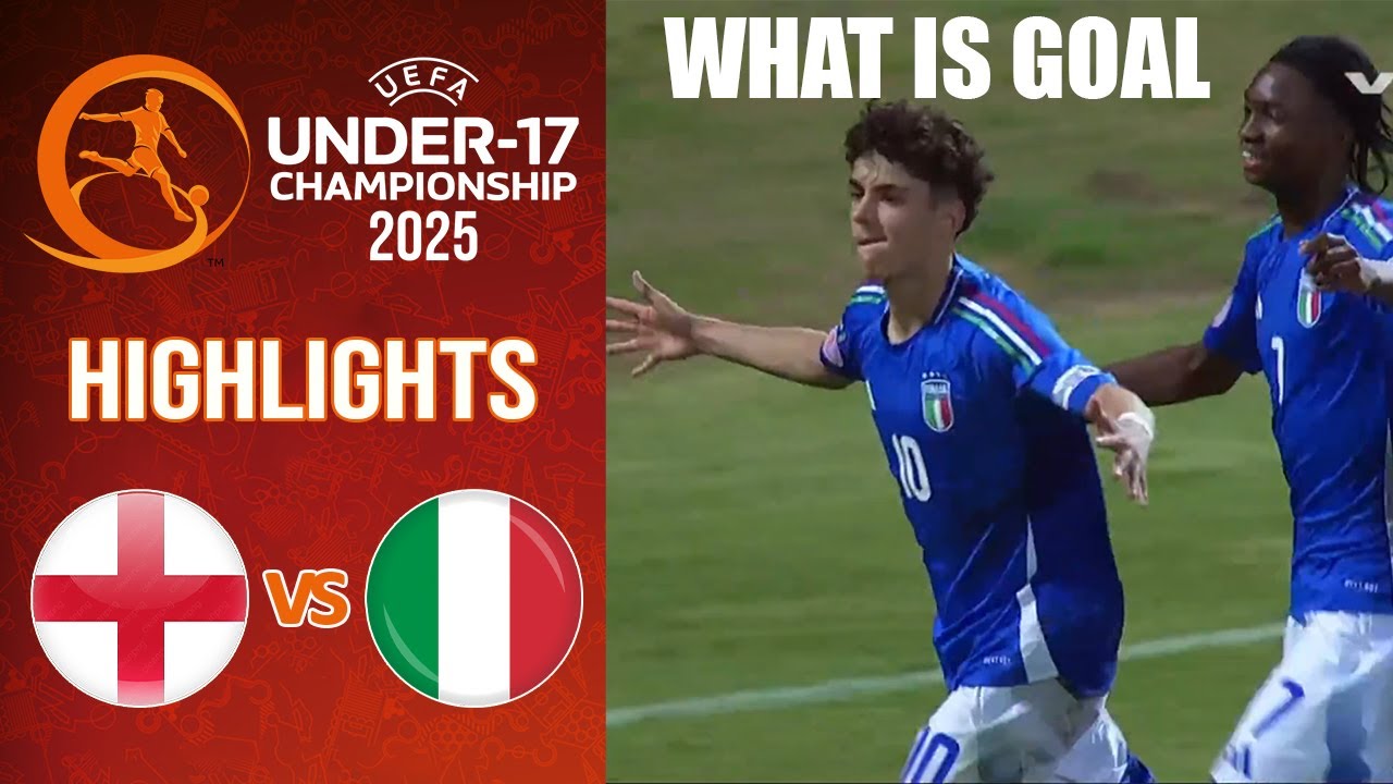 Belgium vs Italy Highlights | U17 Euro 2025 | 26-5-2025