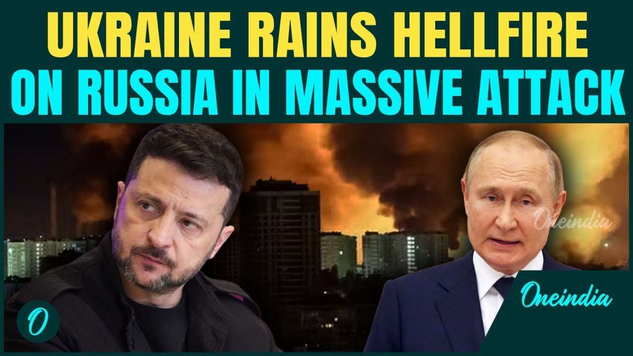 Russia-Ukraine War Breaking: Kyiv UNLEASHES Massive Drone Attack on Moscow | Oil Depot set Ablaze