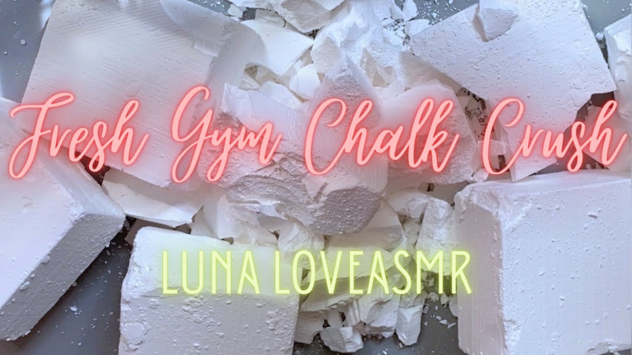 Fresh Gym Chalk Crush 🌨 | ASMR | 4K celebration - final part! 🎉