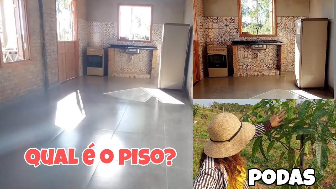 Qual &eacute; o nome do Piso? | Aterramos a fossa | Fizemos algumas podas nas plantas!