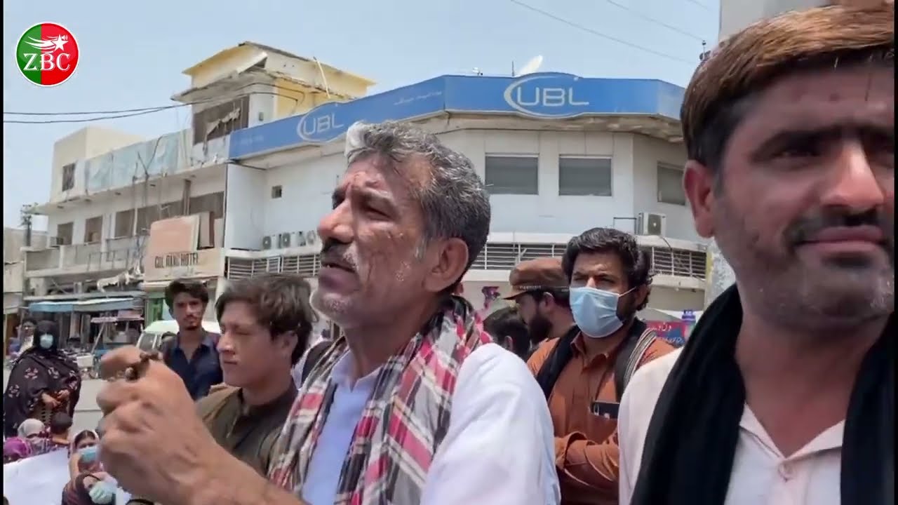Ghamshad Baloch Uncle Abdul Ghani Baloch speech on Turbat protest