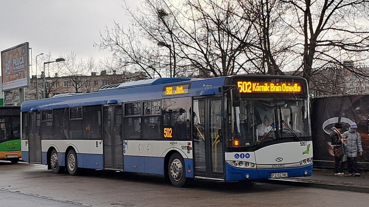 Kombus Kórnik | Linia 502 | Solaris Urbino 15 III #5097 | Kierunek Kórnik/Bnin Os. p. Kór. ul. Park.