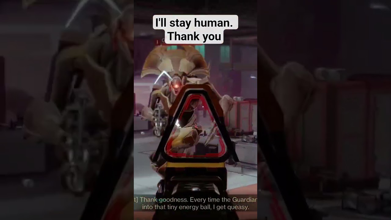 Ana Bray prefers to stay human and not an energy ball #shorts #gaming #destiny2