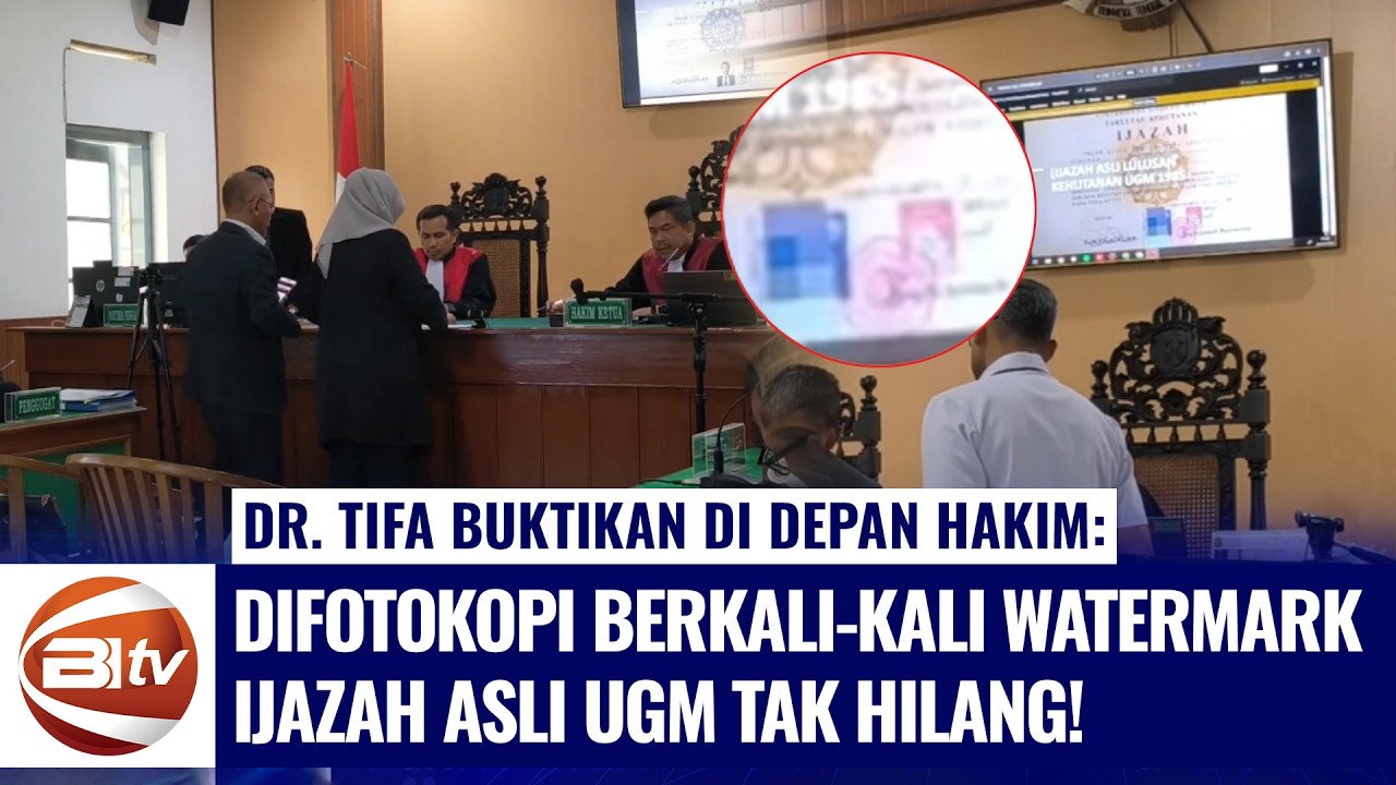 Detik-detik Dr. Tifa Buktikan Ijazah Jokowi di Depan Hakim: 