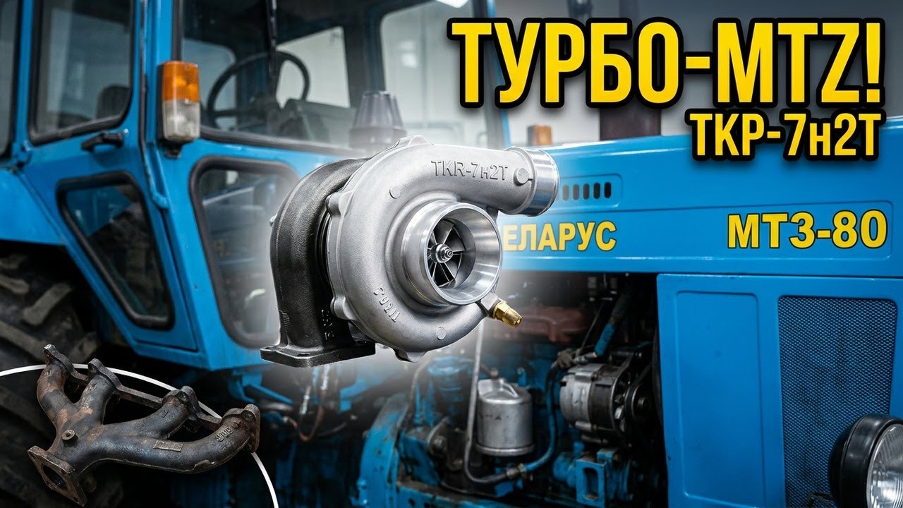 Турбокомпрессор ТКР - 7н2Т на трактор МТЗ - 80
