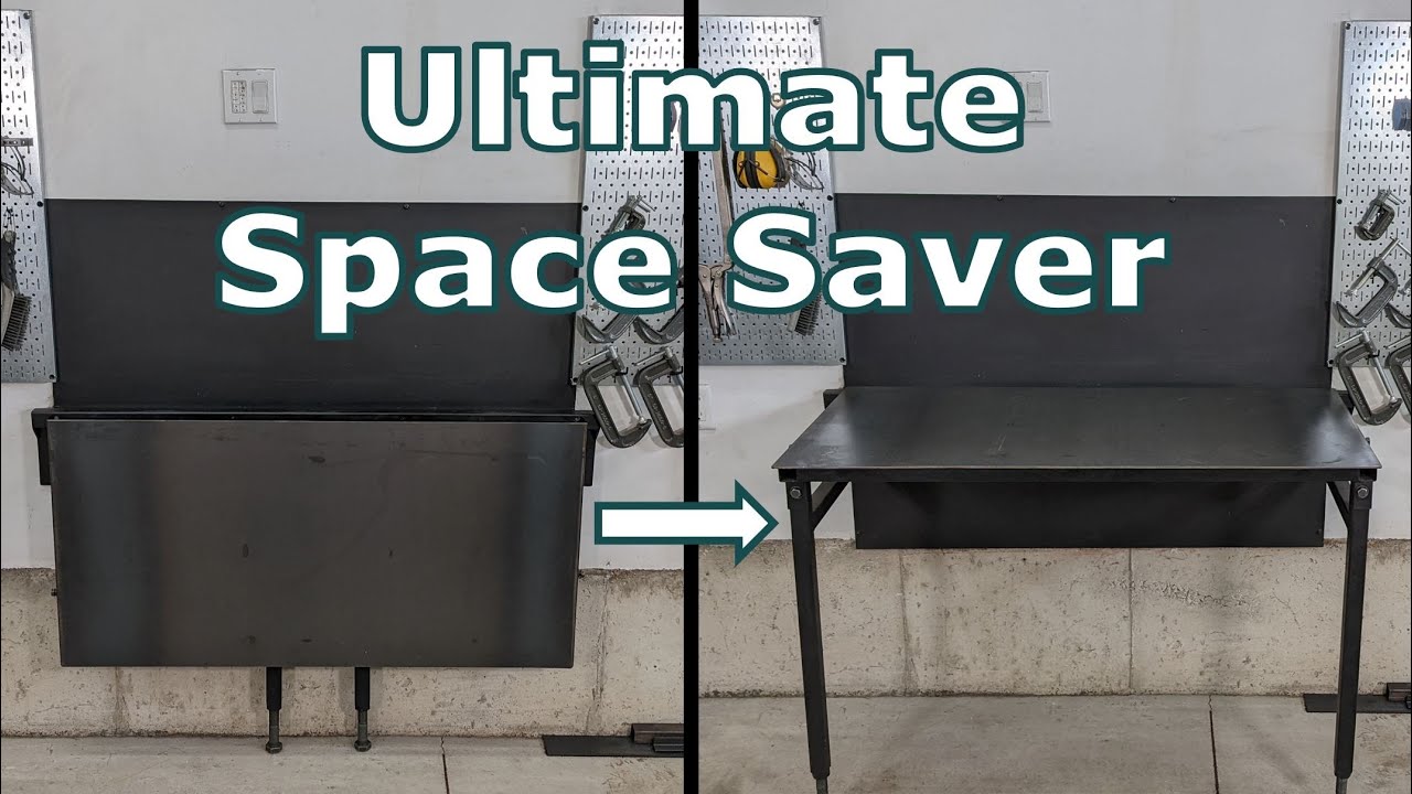 DIY Folding Metal Workbench Build for the Garage