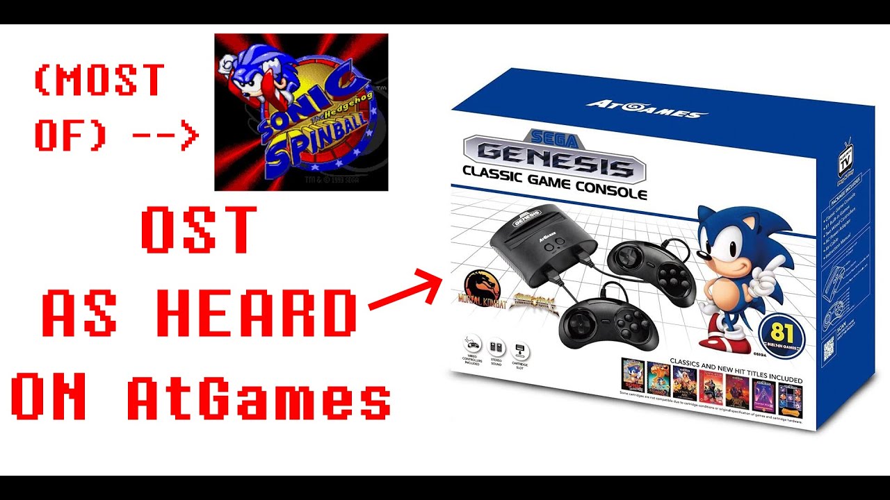 (Most Of) Sonic Spinball OST, As Heard On The AtGames Classic Game Console 2017