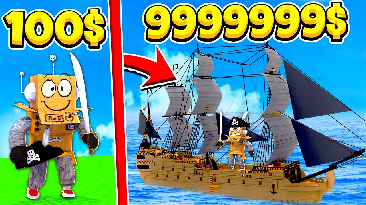 СТРОЮ ПИРАТСКИЙ КОРАБЛЬ ЗА 999,999,999 МИЛЛИОНОВ! ROBLOX PIRATE TYCOON