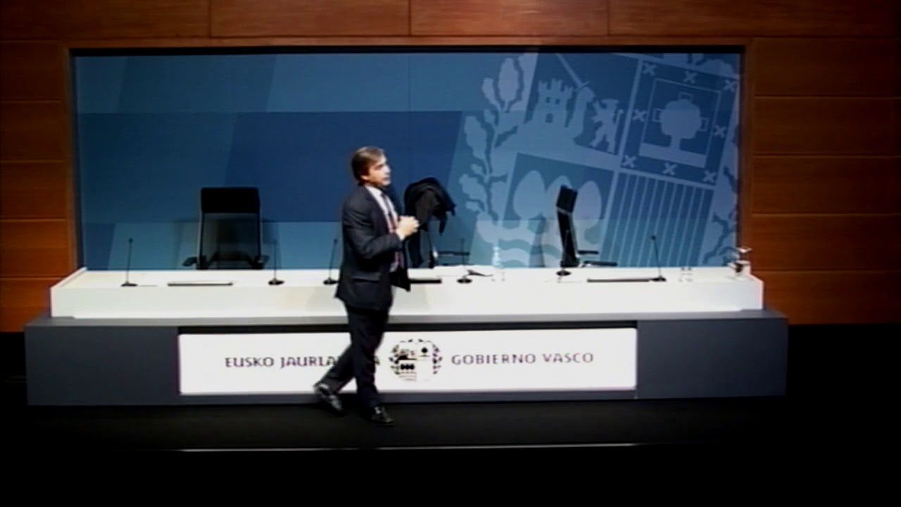 Javier Ara&uacute;z, Eusko Jaurlaritza-Gobierno Vasco, 14/02/2020