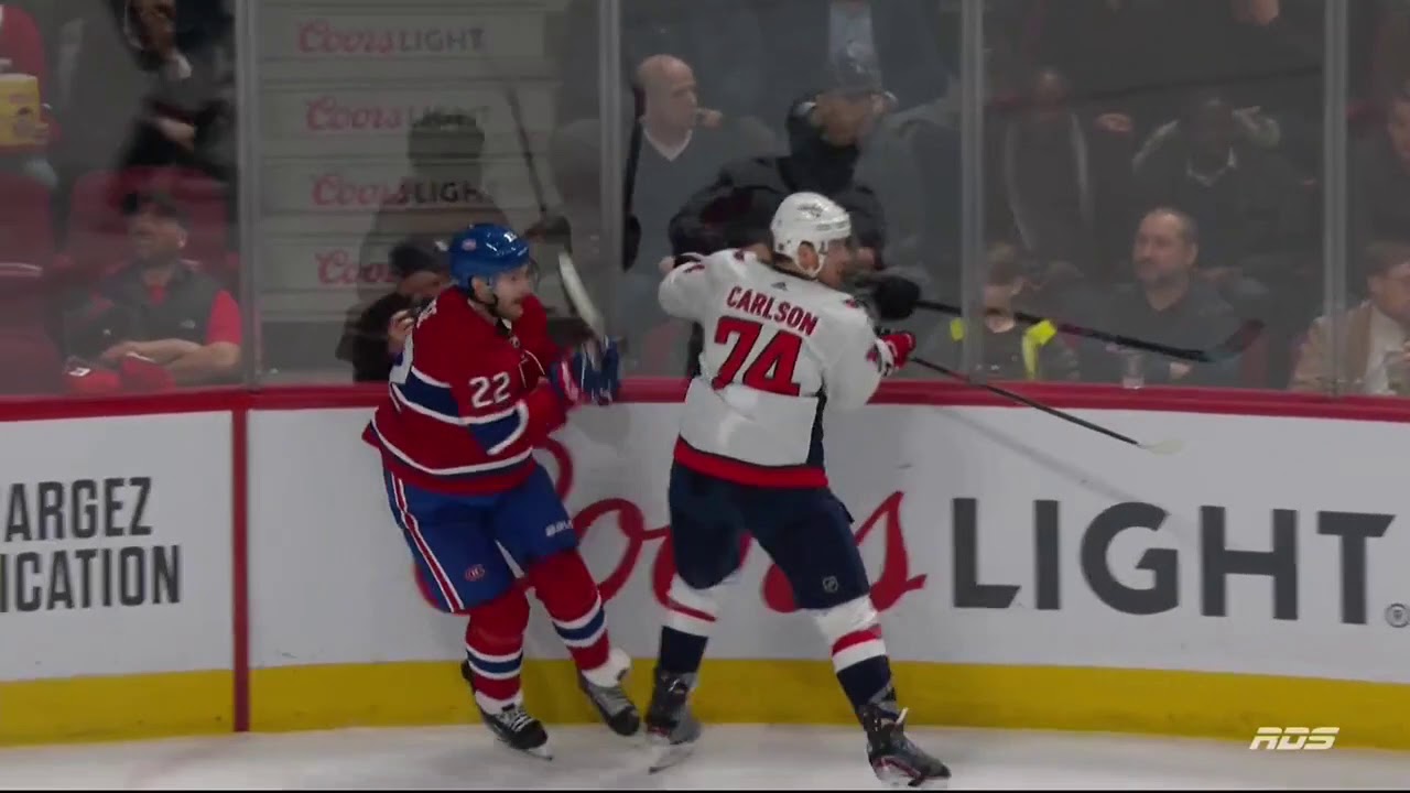 Dale Weise 2-3 Goal - Capitals @ Canadiens - 01272020