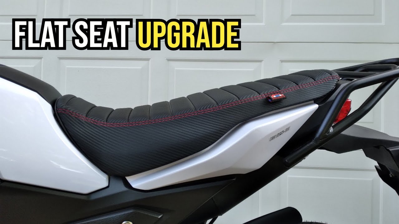 I swapped out the seat on my Boom Vader 125cc | Honda Grom Clone