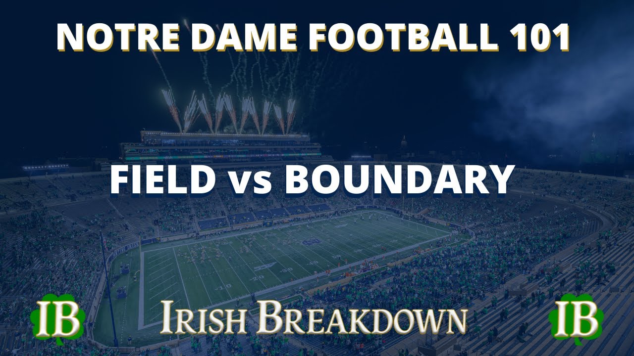 Football 101: Field vs. Boundary and why it matters