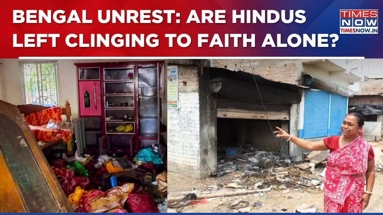 Bengal Violence: Mob Loots, Vandalises, & Burns Houses In Dhuliyan; Horrific Murshidabad Dispatch!