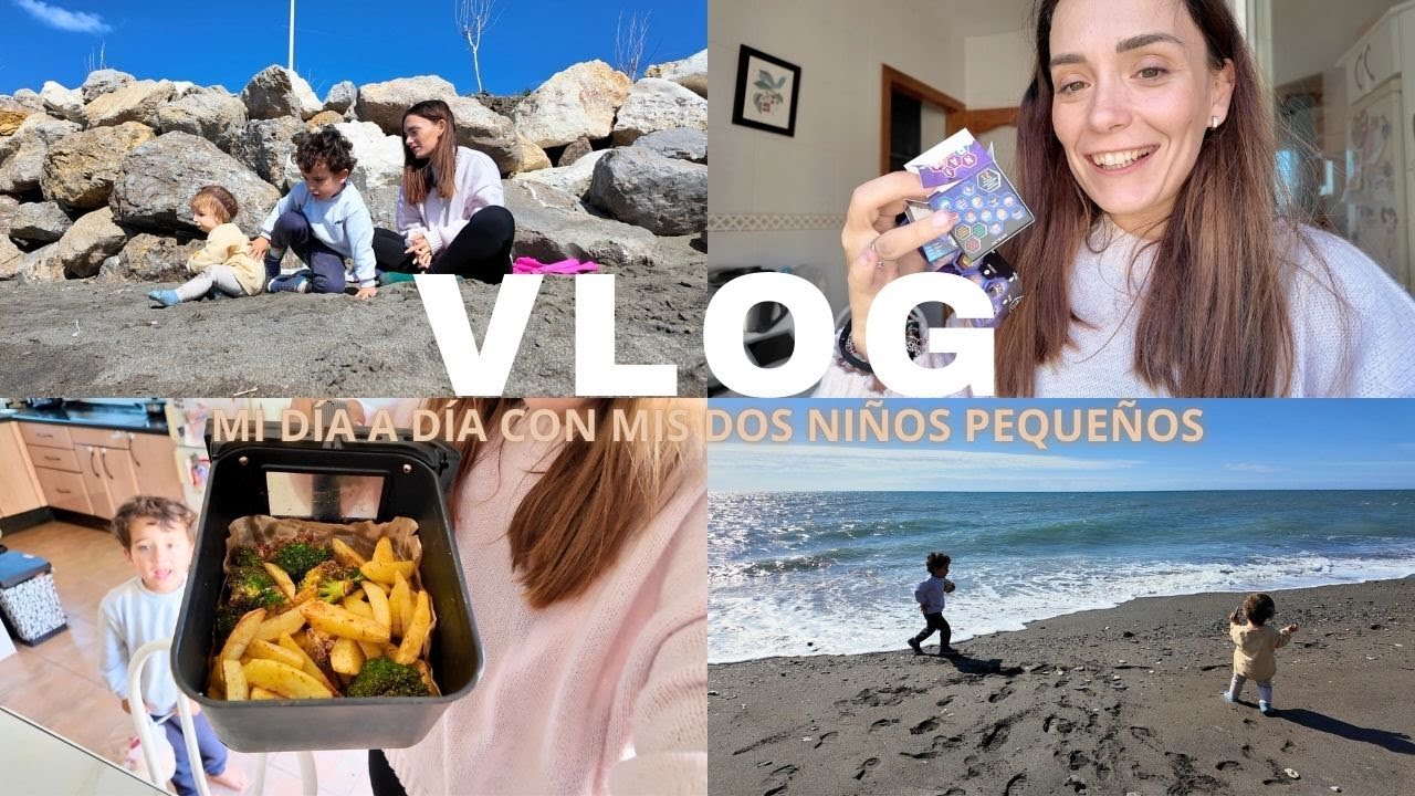 ESTE es mi DÍA a DÍA como MADRE de DOS NIÑOS PEQUEÑOS 👶 PROBAMOS el BRÓCOLI 🥦 en la AIRFRYER #vlog