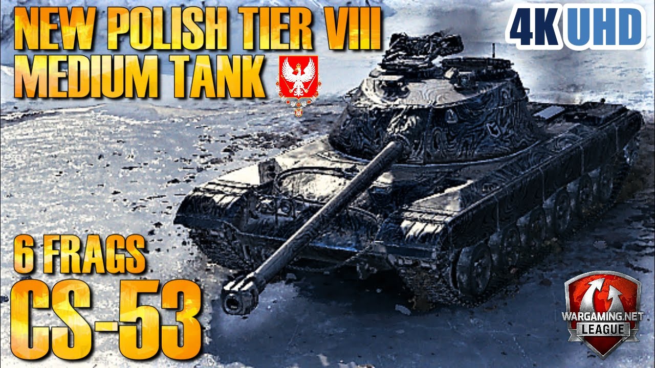 WoT CS-53 Gameplay 4k &diams; New Tier VIII Medium Tank Review (2020)