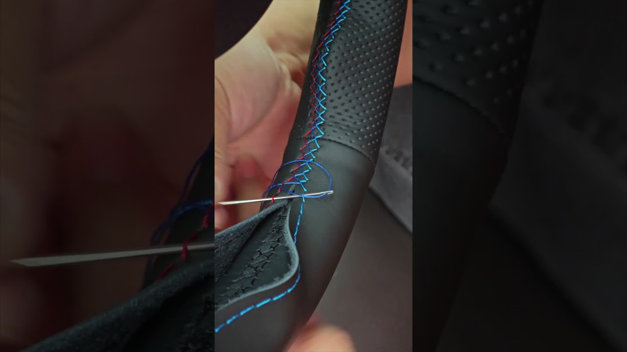 Upgrade your leather steering wheel cover