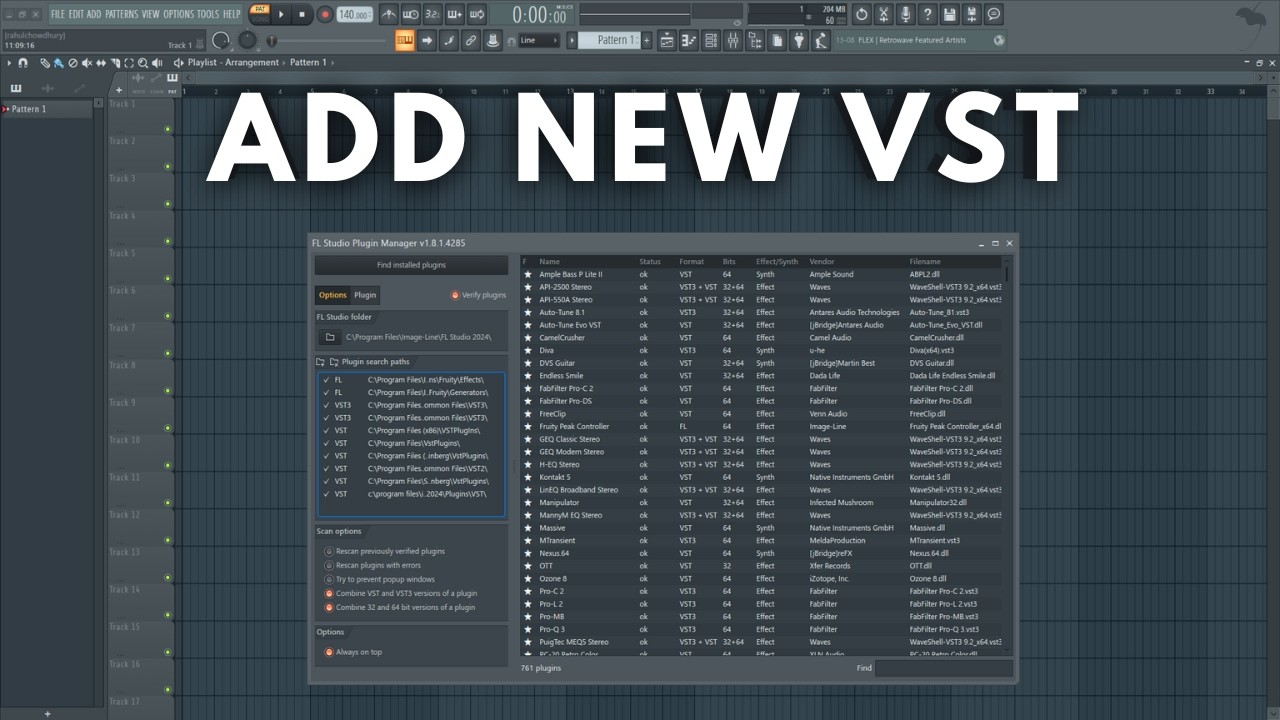 Install VST Plugins in FL Studio 2024 | add plugins to fl studio