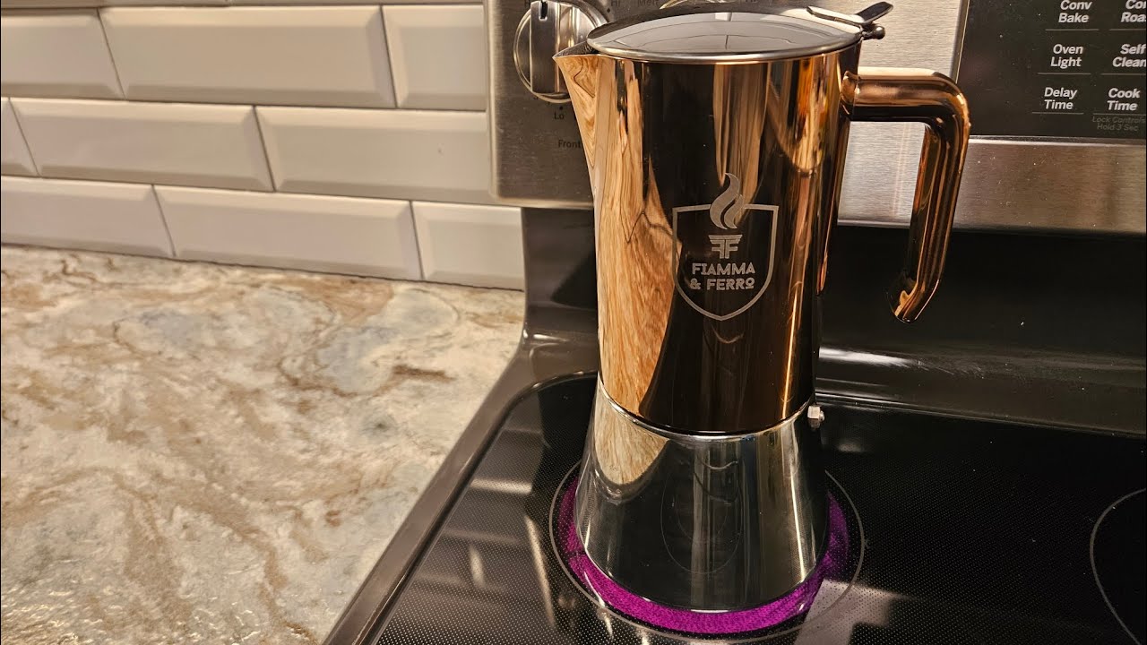 Fiamma & Ferro 12-Cup Stainless Steel Stovetop Espresso Maker-Moka Pot -  Italian Coffee Maker