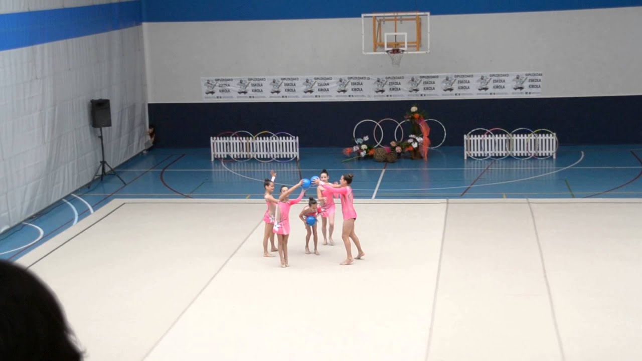 Campeonas de Gipuzkoa 2014-15 Gimnasia Rítmica Alevines-Club Tximeleta