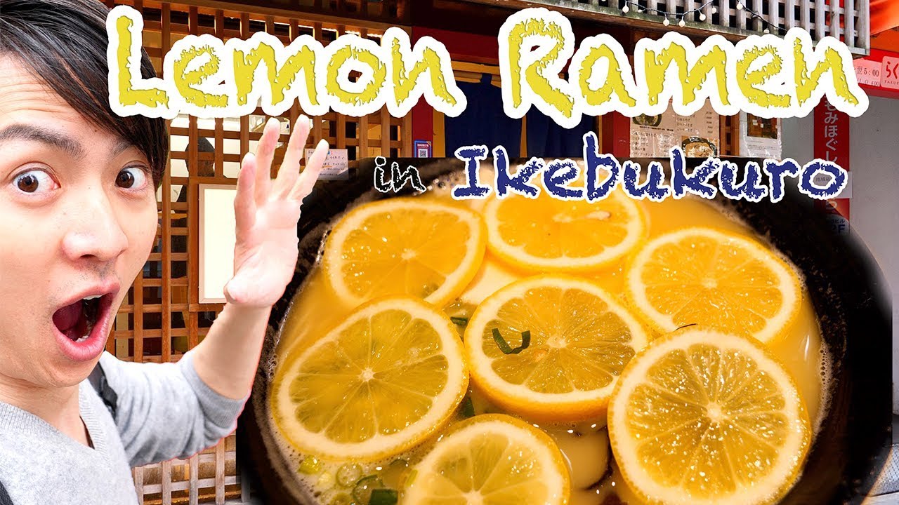 Healthy Lemon Ramen!? Must try if you come to Ikebukuro Station in Tokyo!! #145