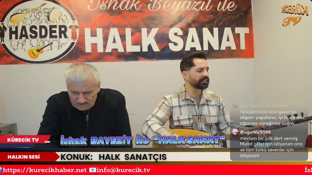 İshak BAYEZİT İle “HALK SANAT” Programın Bu Akşamki Konukları Halk  Sanatçısı Uğur KAYA