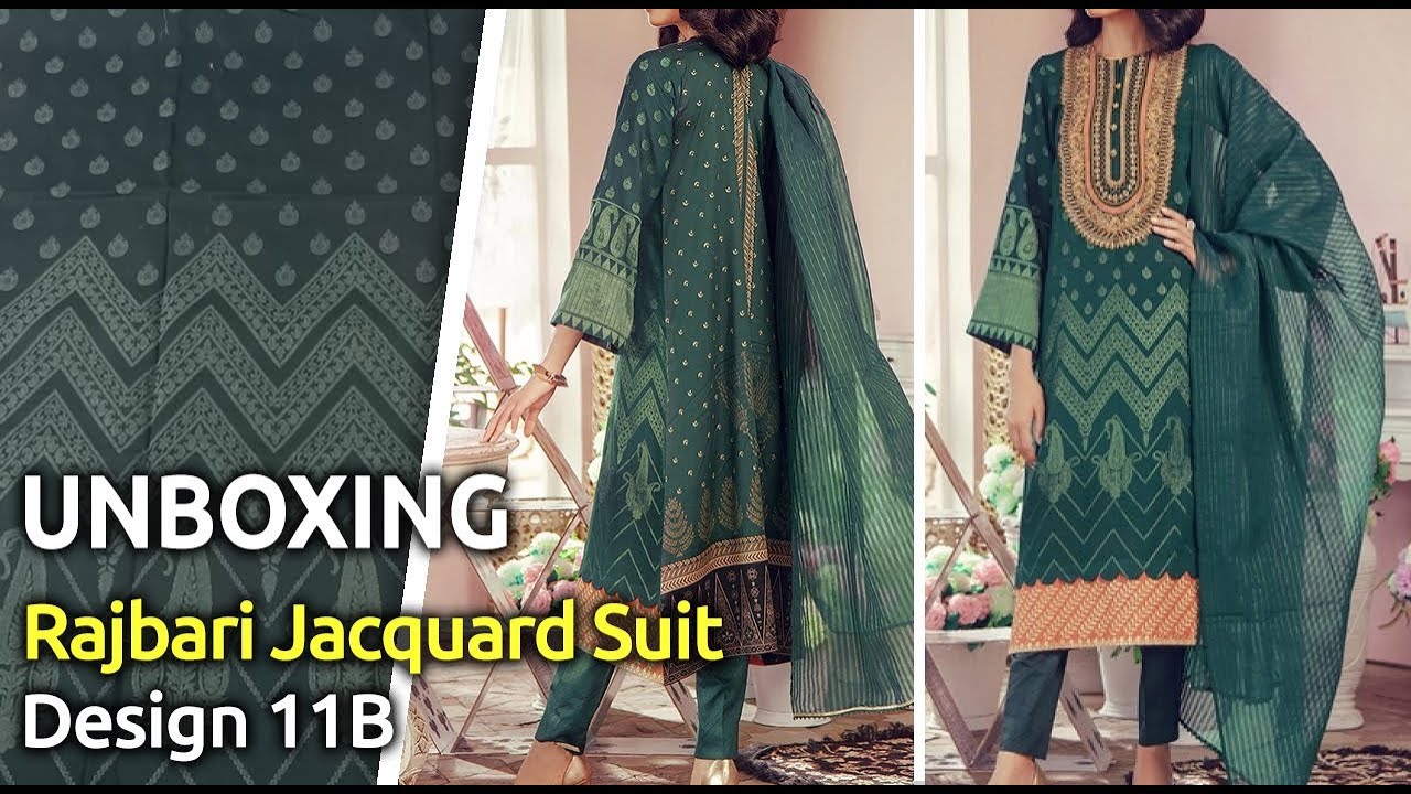 Latest&nbsp;RAJBARI&nbsp;Winter Collection 2019 | Pakistani unstitched Winter Suits | Design 11B
