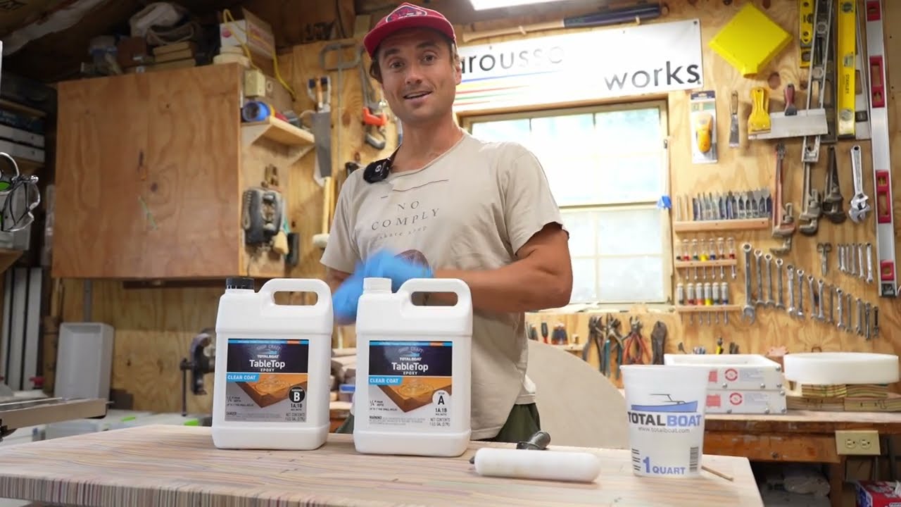 How to get a Flawless finish with Total Boat Tabletop epoxy!