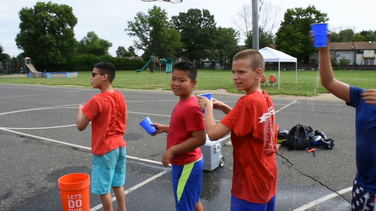 Rise Summer Camp Field Day Water Relay Games