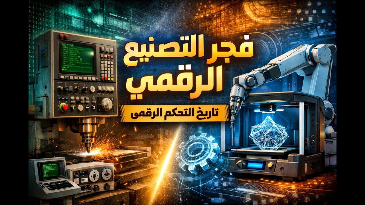 فجر التصنيع الرقمي | تاريخ التحكم الرقمي (NC / CNC)