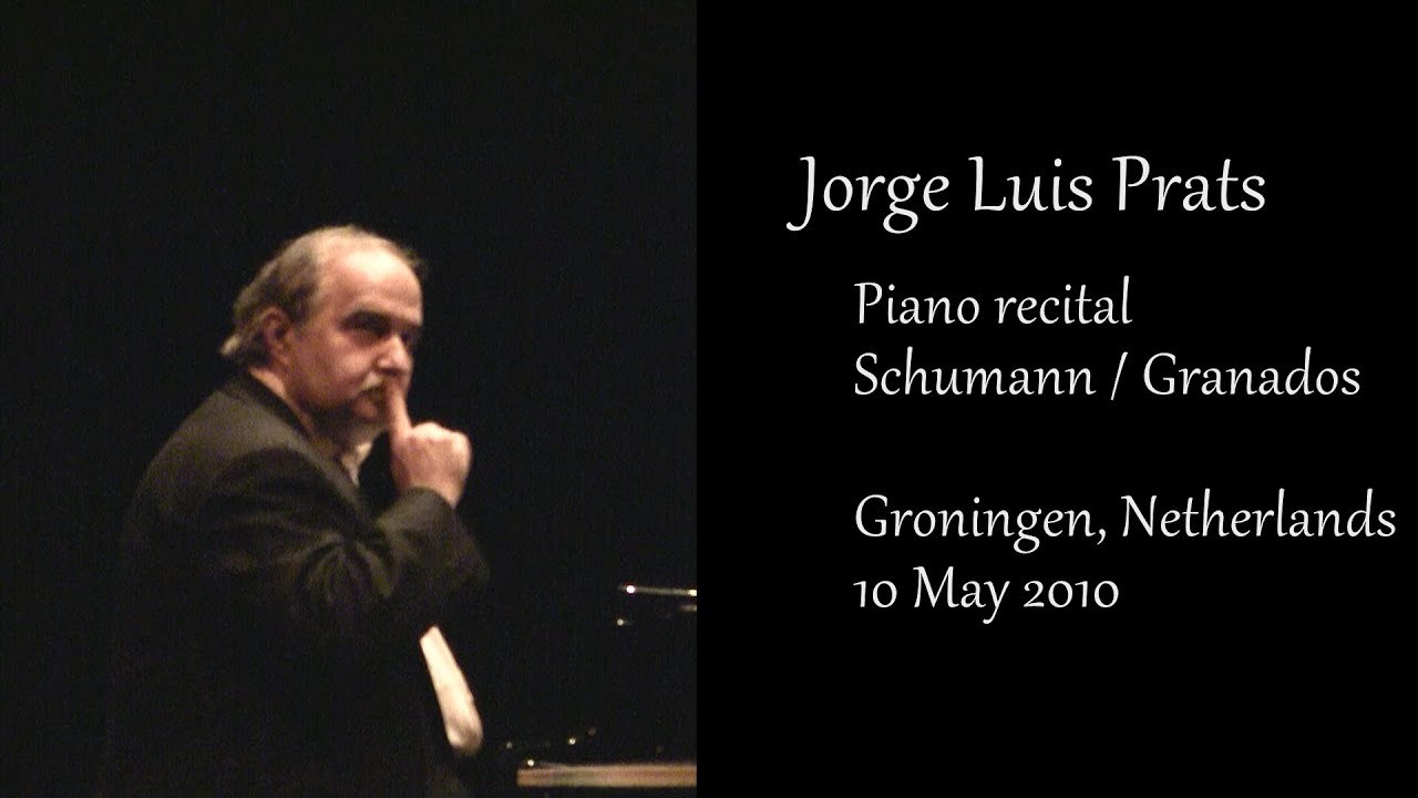 Jorge Luis Prats - piano recital - Schumann / Granados - Groningen, 5 october 2010