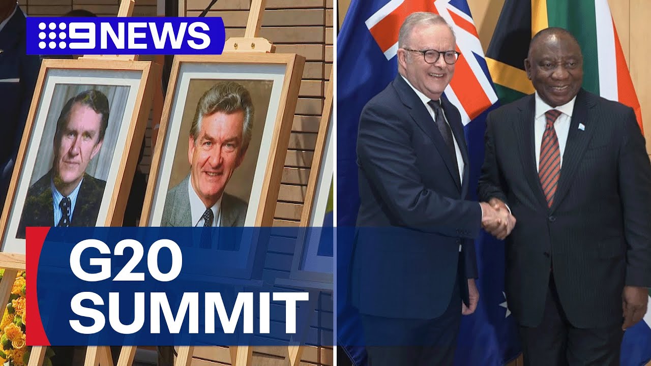 World leaders gather in South Africa for the G20 summit | 9 News Australia