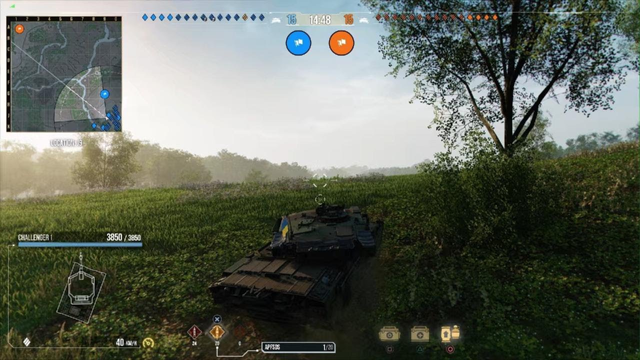 World of Tanks Console Cold War Challenger 1 Defend the hill Mastery