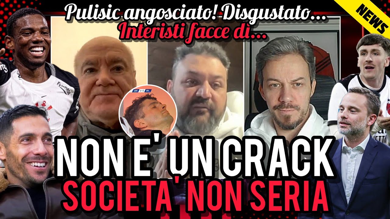 😱ANDRÉ NON È UN CRACK🤐BASITI😐PULISIC ANGOSCIATO😡DISGUSTATO⚠️SOCIETÀ NON SERIA😈INTERISTI FACCE DI...