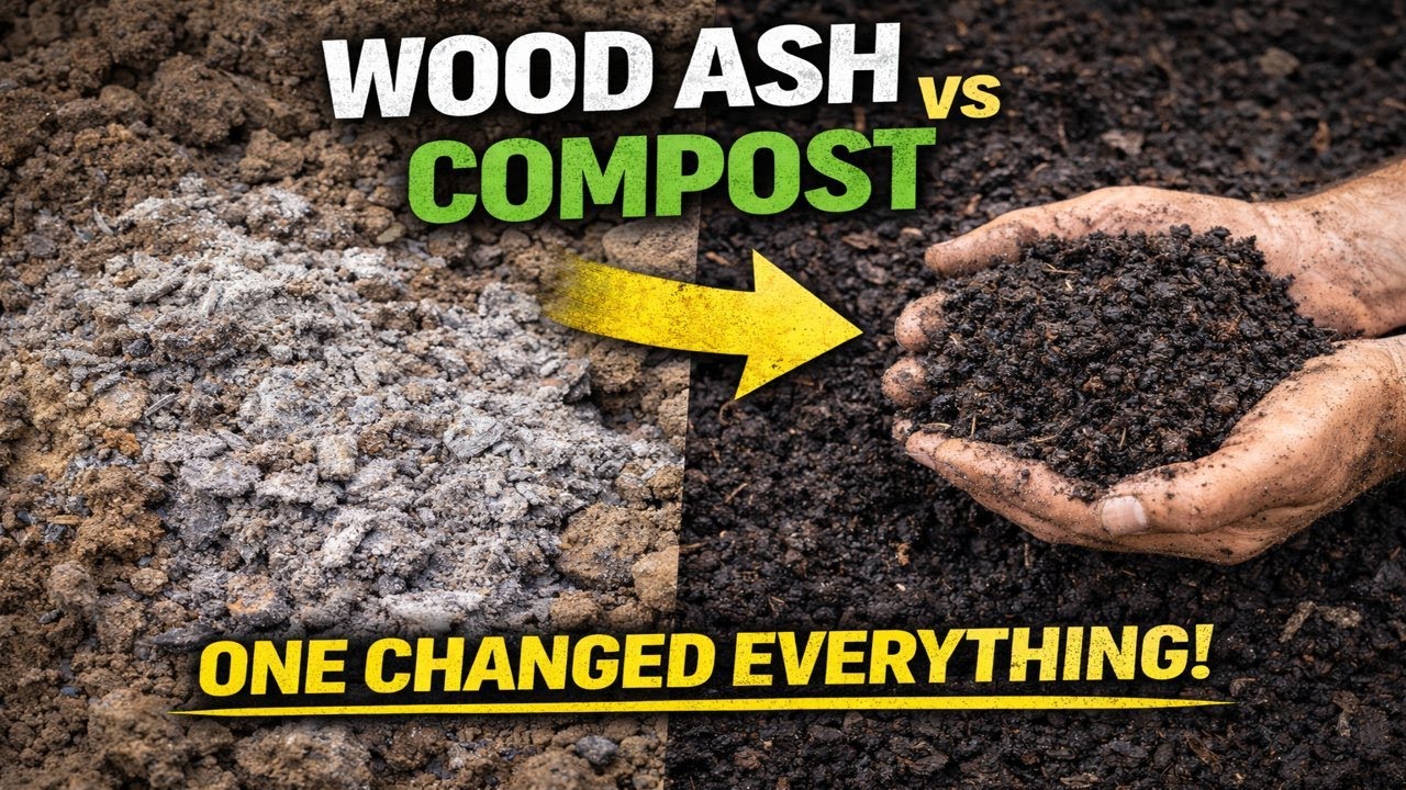 Wood Ash vs Compost I Mixed Both Into Bad Soil — One Completely Changed It