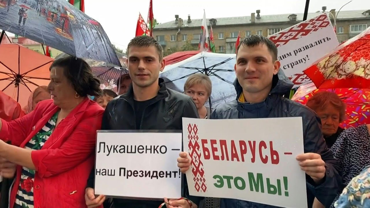 Belarus: 'Za Batku', pro-Lukashenko demonstrators gather in Minsk | AFP