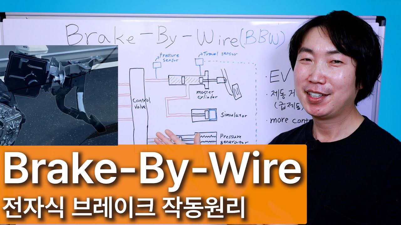 브레이크-바이-와이어 (전자식 브레이크) 안전한가요? - 작동구조