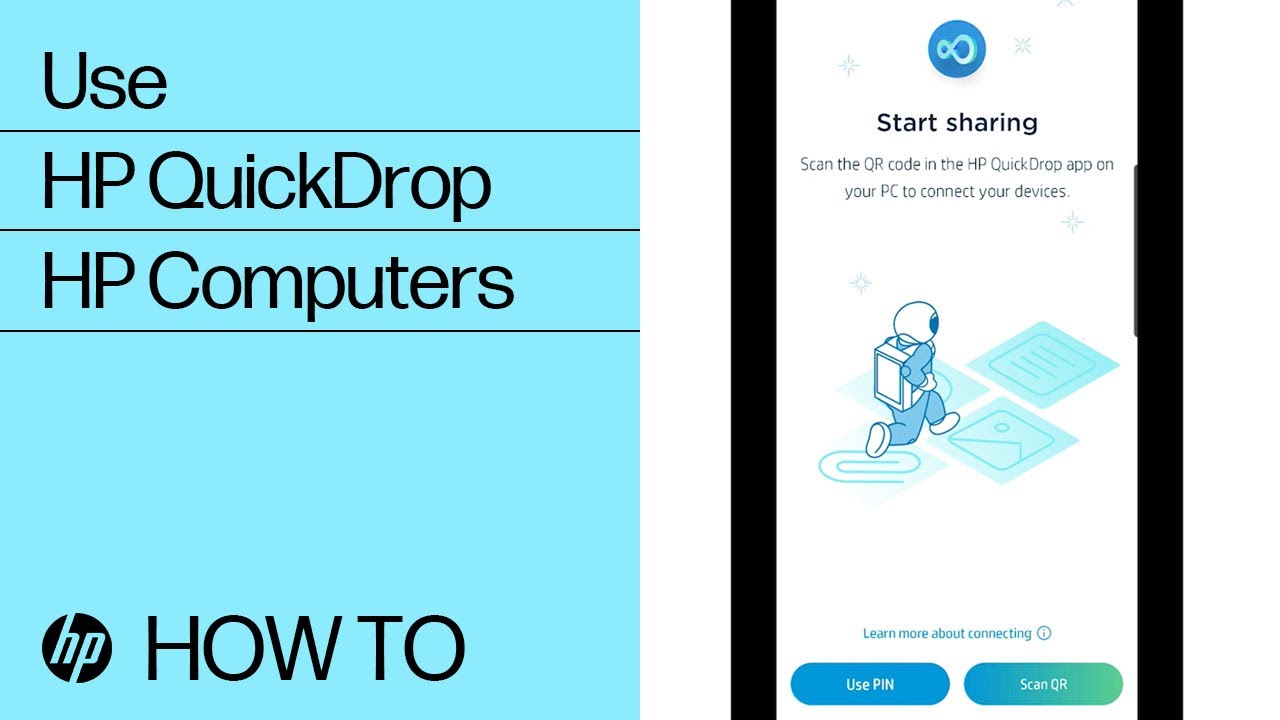 Как использовать HP QuickDrop | Компьютеры HP | Поддержка HP