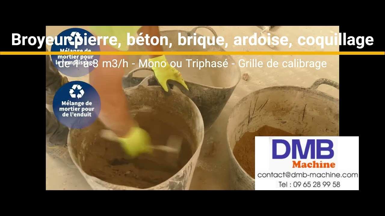 #Broyeur à marteaux pour réduire vos déchets de construction en sable, mortier - #concasseur