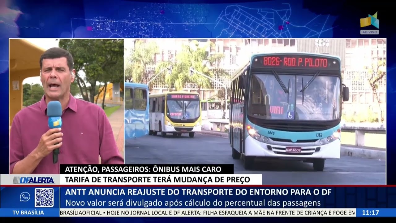 DF ALERTA - ANTT anuncia reajuste do transporte do entorno para o DF