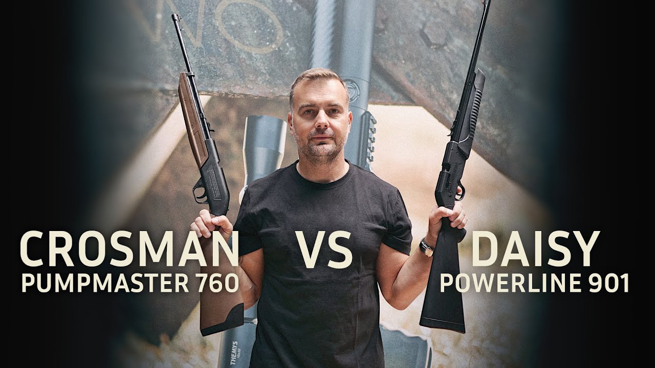 Test Nízkorozpočtových Pumpovaček - DAISY POWERLINE 901 vs CROSMAN PUMPMASTER 760