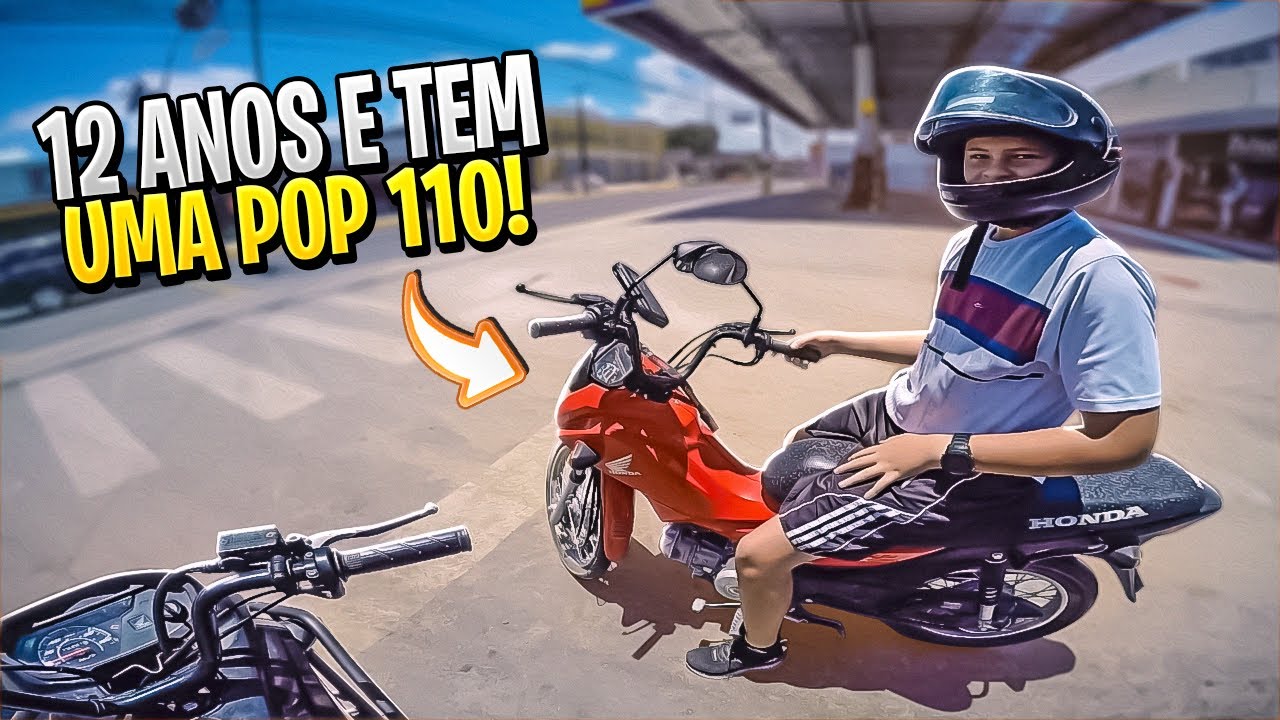 O PAI DEU UMA POP 110i 0KM