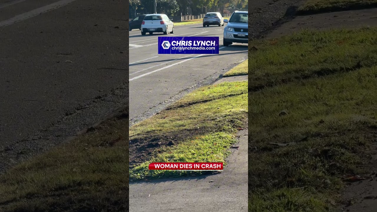 A mother of five has died after crashing her car in Burnside #christchurch