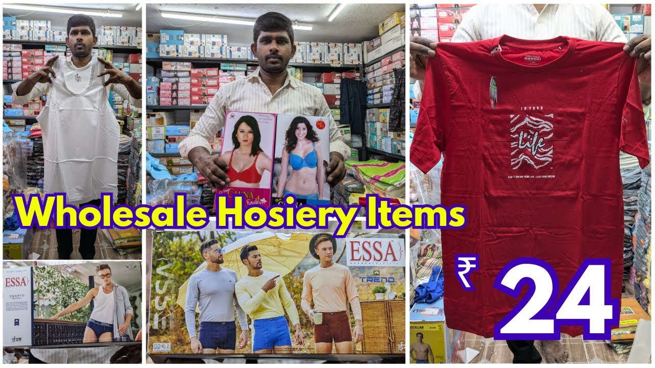 wholesale hosiery market in hyderabad | Ladies & Gents Innerwear Collection Madina Market