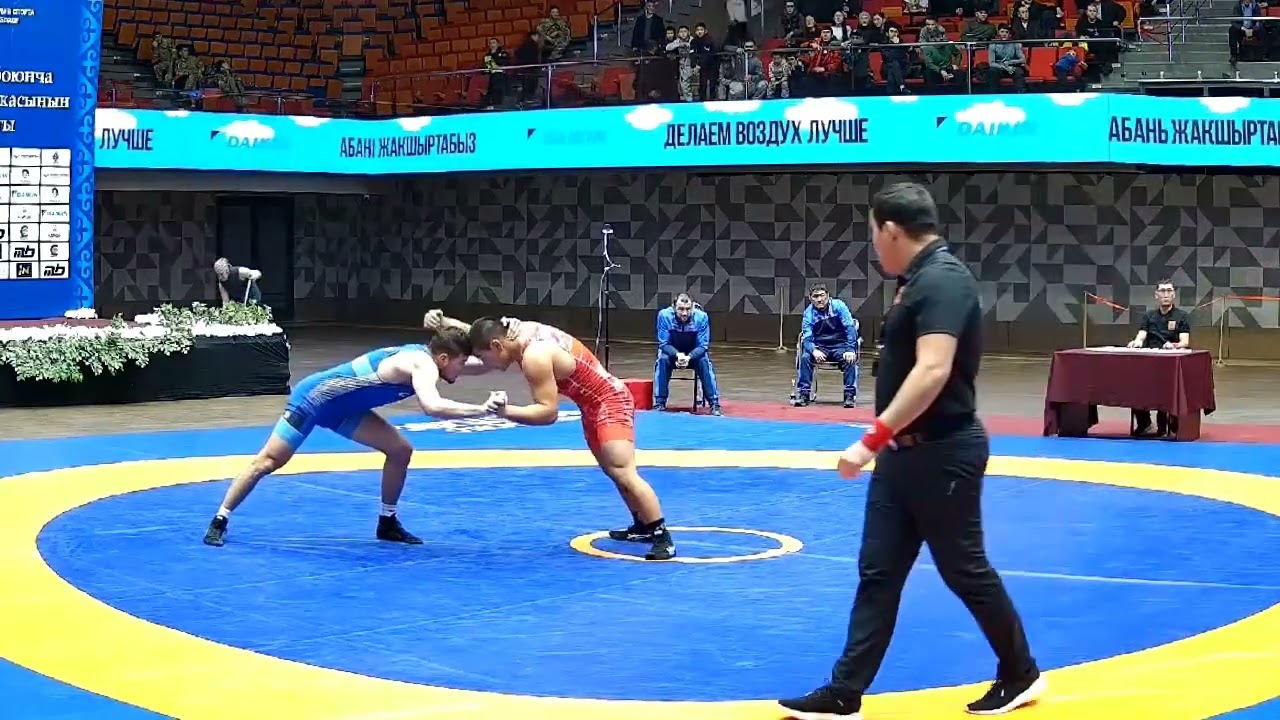 ВОЛЬНАЯ БОРЬБА. ЧЕМПИОНАТ КЫРГЫЗСТАНА-2026. 79 кг 1\2 Жакшылык Байташов-Кубат Азизбаев