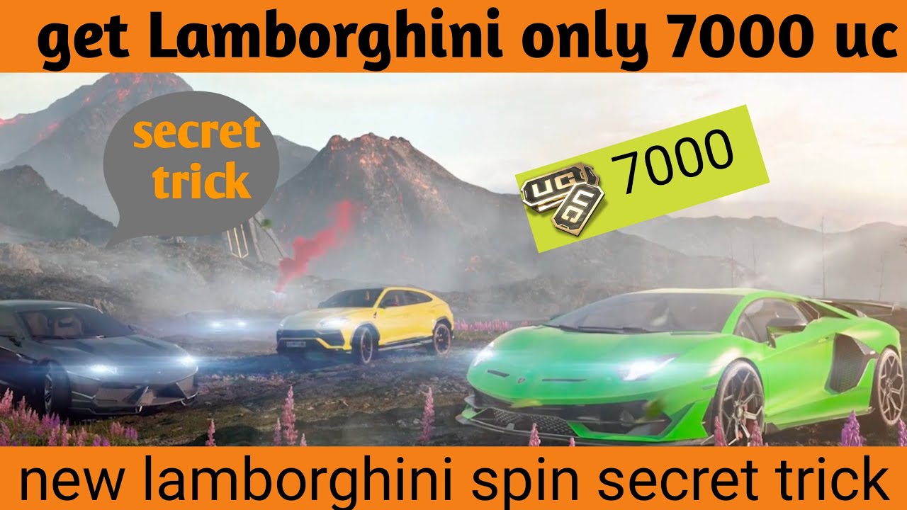 new lamborghini spin crate opening |secret trick get lamborghini  pubg mobile  micheal oli gaming