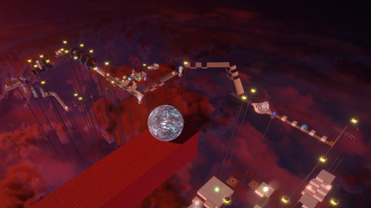 Ballex Custom Level: The Road at Sunset (纸块块)