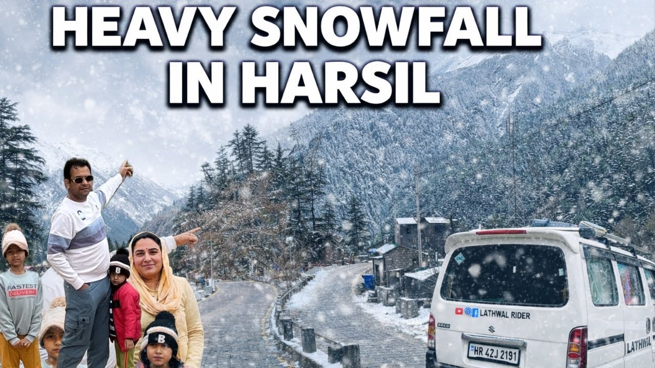 UTTARKASHI TRIP WITH SLEEPER CAR | HEAVY SNOWFALL IN HARSHIL VALLEY | ADVENTURE ROAD TRIP |