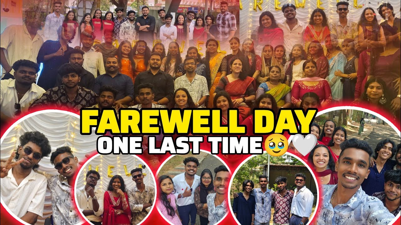 🥹ഇനി ഇവരെയൊക്കെ കാണാൻ പറ്റുമോ🥺❤️College Farewell Vlog💕Last Days at college💚Lifestyle Vlog😍