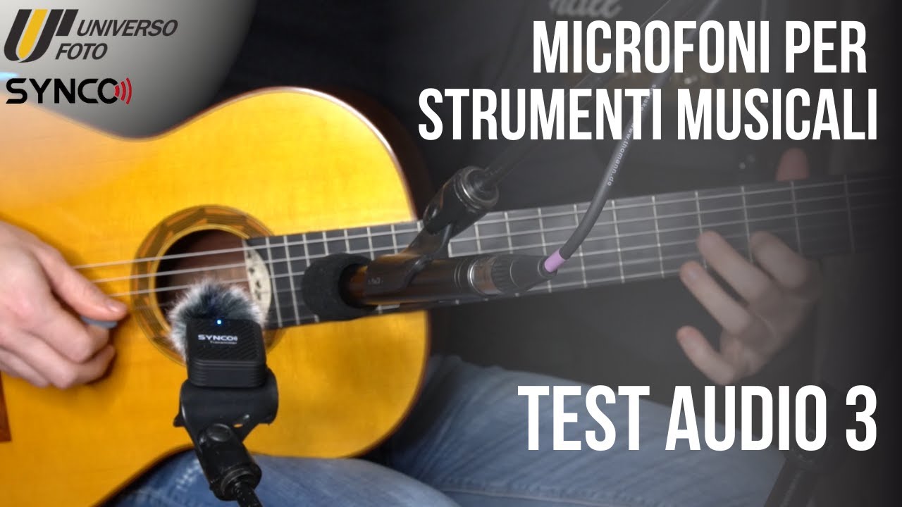 Microfoni per strumenti musicali? Test con varie chitarre e basso!
